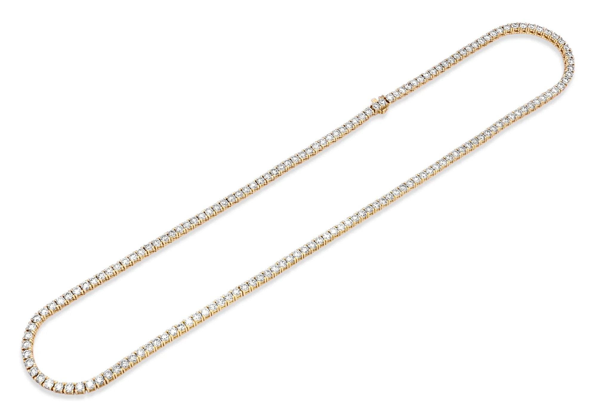 14K Yellow Gold 20-Pointer Tennis Chain