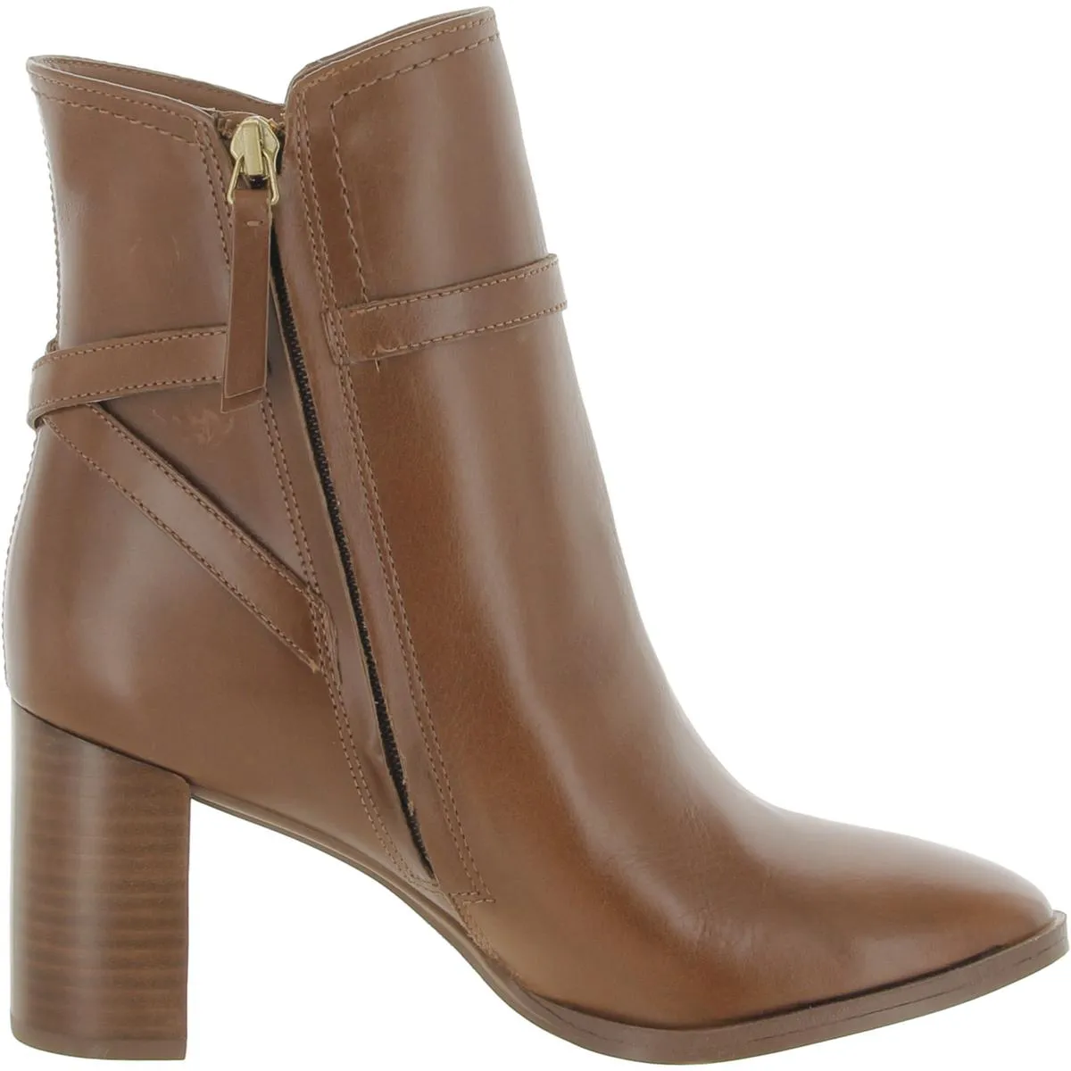 27 Edit Womens Bexley Leather Booties Ankle Boots