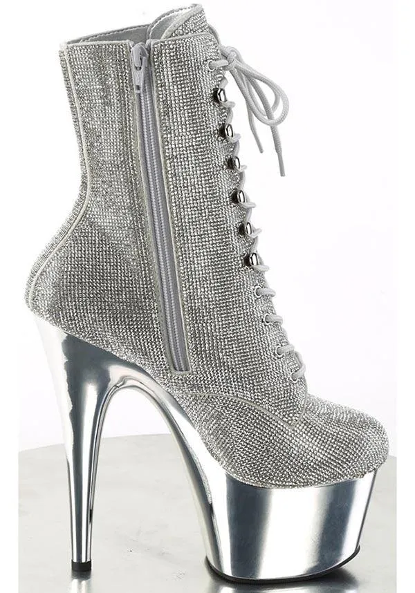 ADORE-1020CHRS [Silver RS] | PLATFORM HEELS [PREORDER]