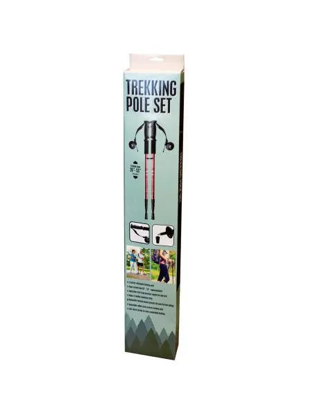 Aluminum Trekking Pole Set with Compass (Available in a pack of 1)