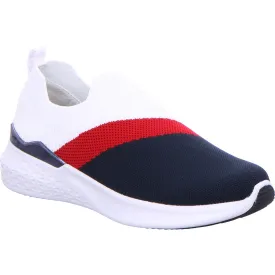 Ara Ladies Woven Stretch Slip On Multi Sneaker