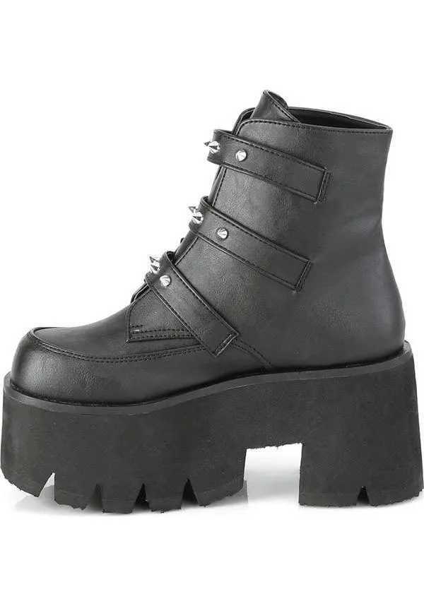 ASHES-55 [Black] | PLATFORM BOOTS [PREORDER]