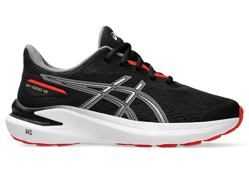 ASICS GT 1000 13 GS - Black / Fiery Red