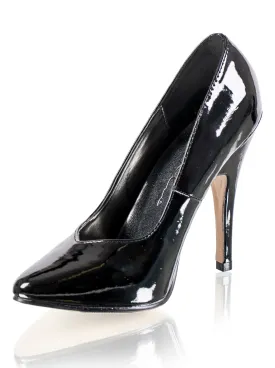 Back to Basics Court Shoe Black