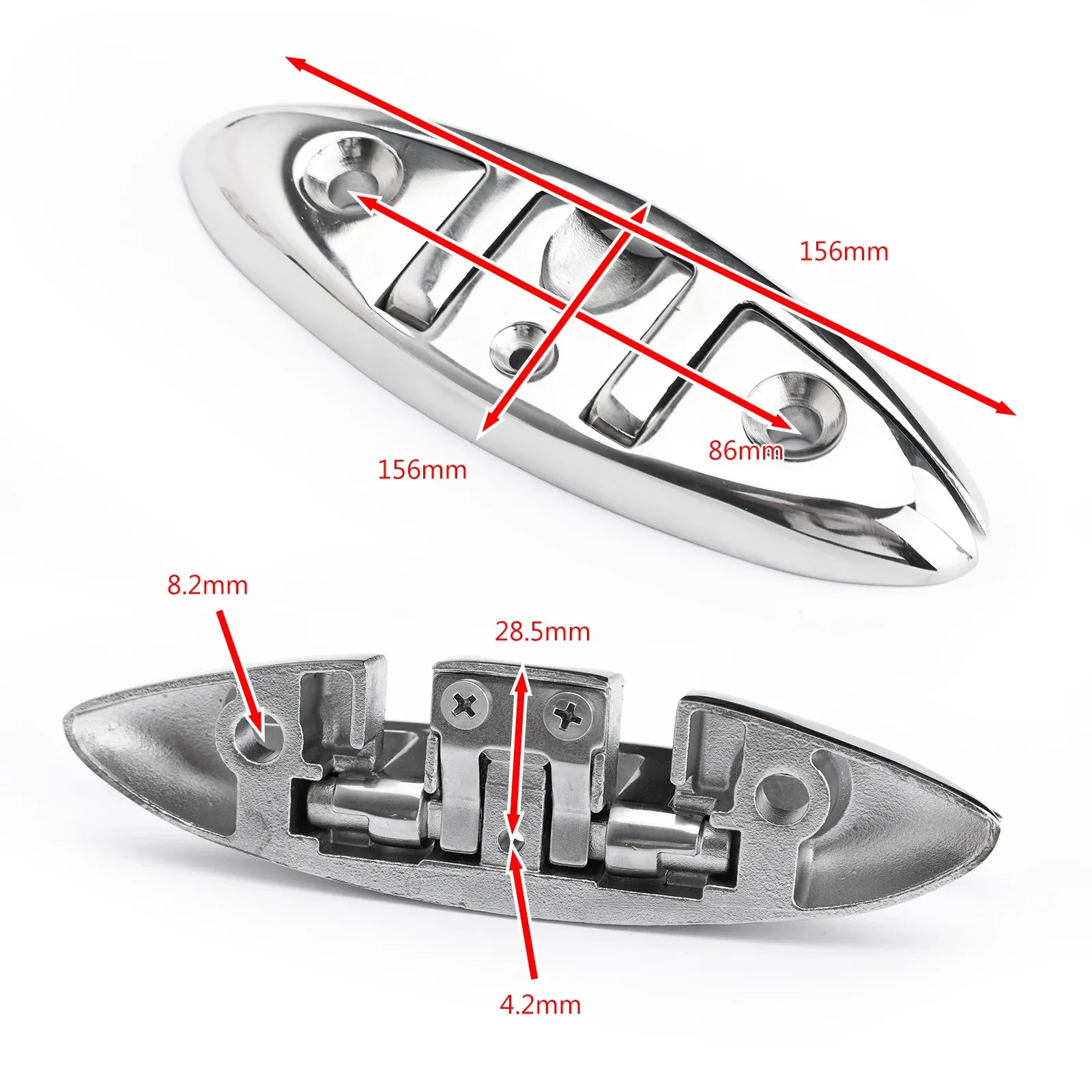 Boat Flip Up Folding Dock Cleat For Kayak Marine Boat Accessories