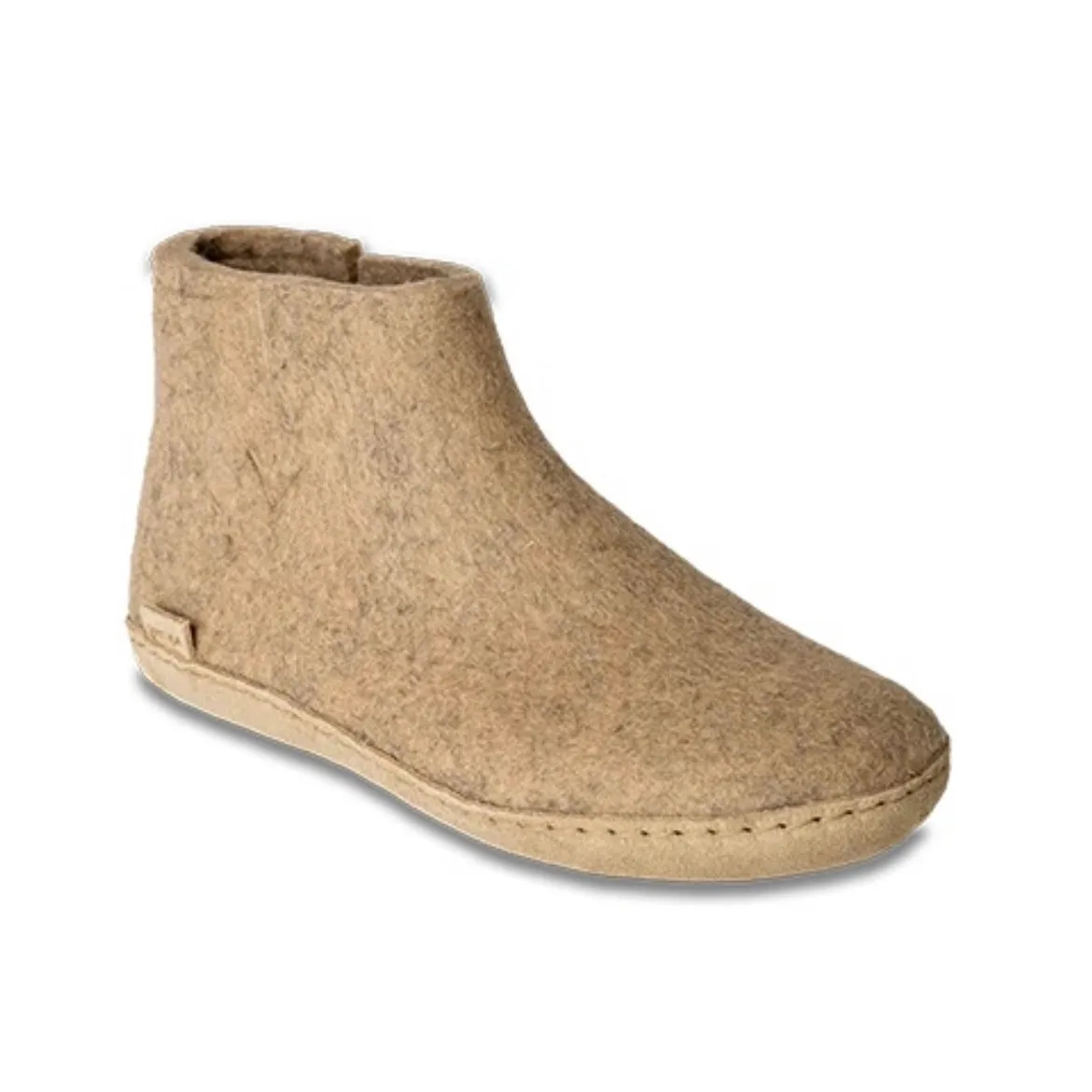 Boot with Leather Sole - Sand