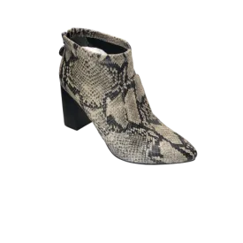 Boots Ankle Heels By Franco Sarto In Snakeskin Print, Size: 6