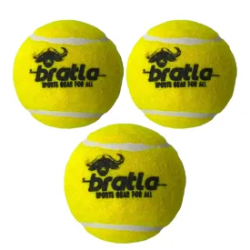 Bratla Pro Cricket Tennis Tape Ball Pack of 3 Lightweight