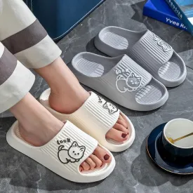 Comfort Slides Cat House Slippers