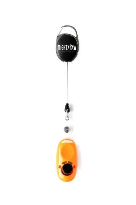 Compact Dog Training Clicker with Ergonomic Design & Training Guide