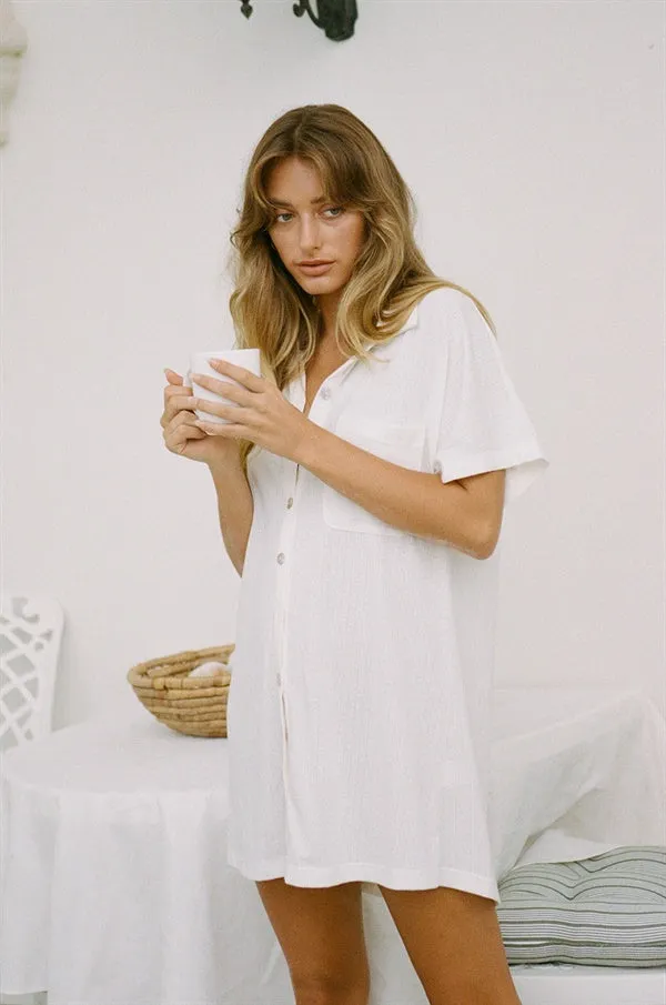 Cosy Shirt Dress - Jersey