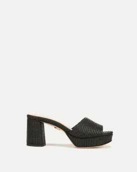 Dali Raffia Platform Sandal