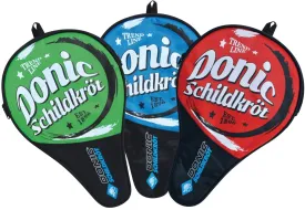 Donic Schildkrot Table Tennis Paddle Bat Cover with Ball Compartment - Polyester