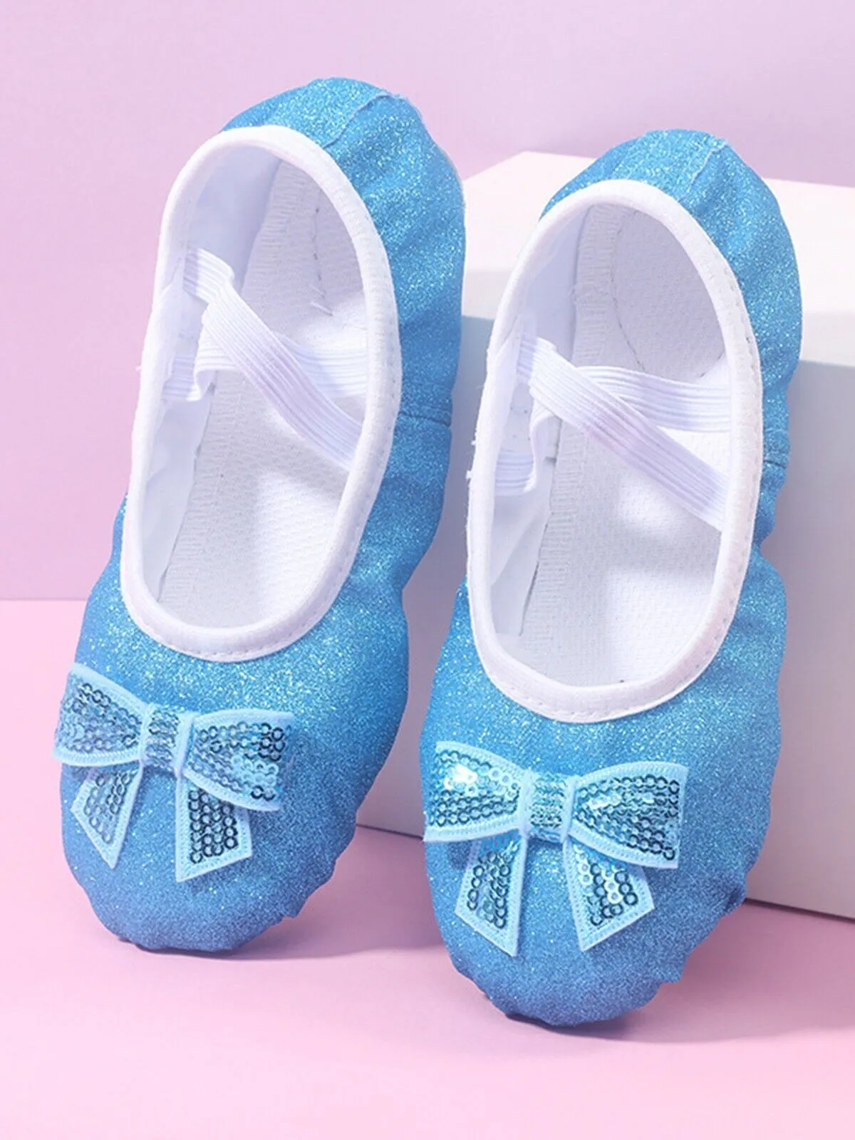 Enchanted Twirls Glitter Ballet Shoes By Liv and Mia