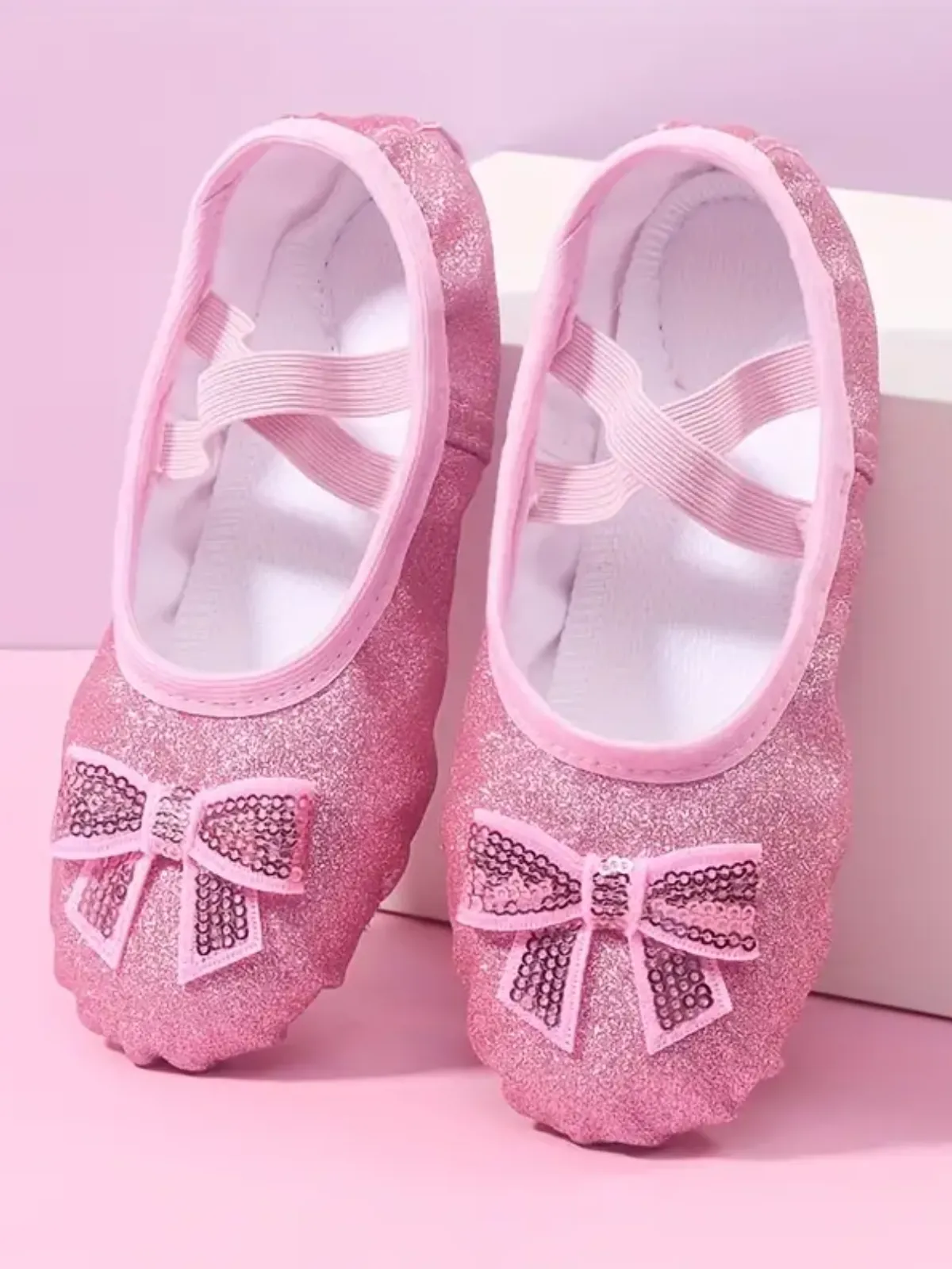 Enchanted Twirls Glitter Ballet Shoes By Liv and Mia