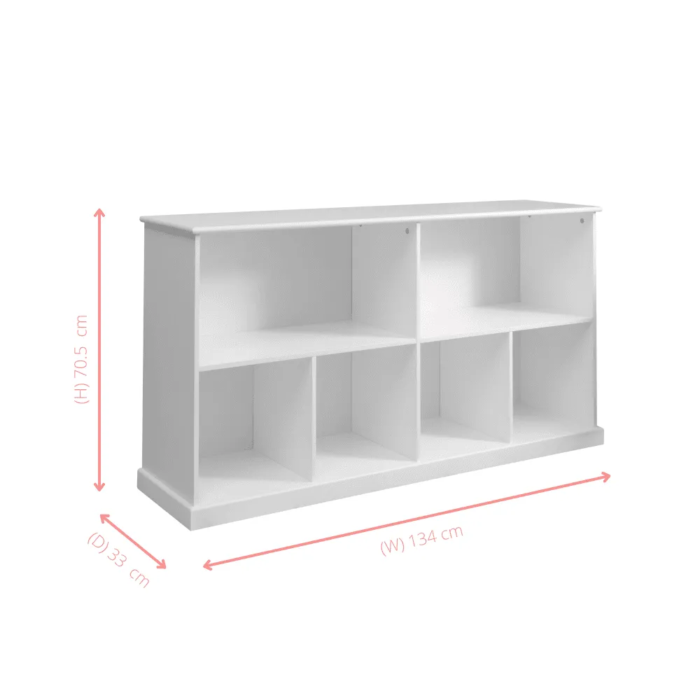 Halmstad Toy Cube Storage Unit in Classic White