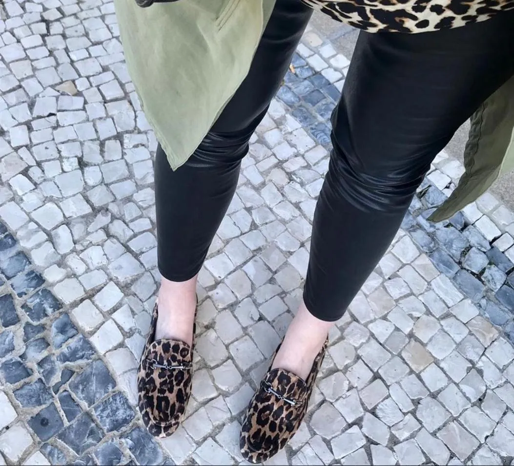 Harper: Leopard Print Velvet Loafers