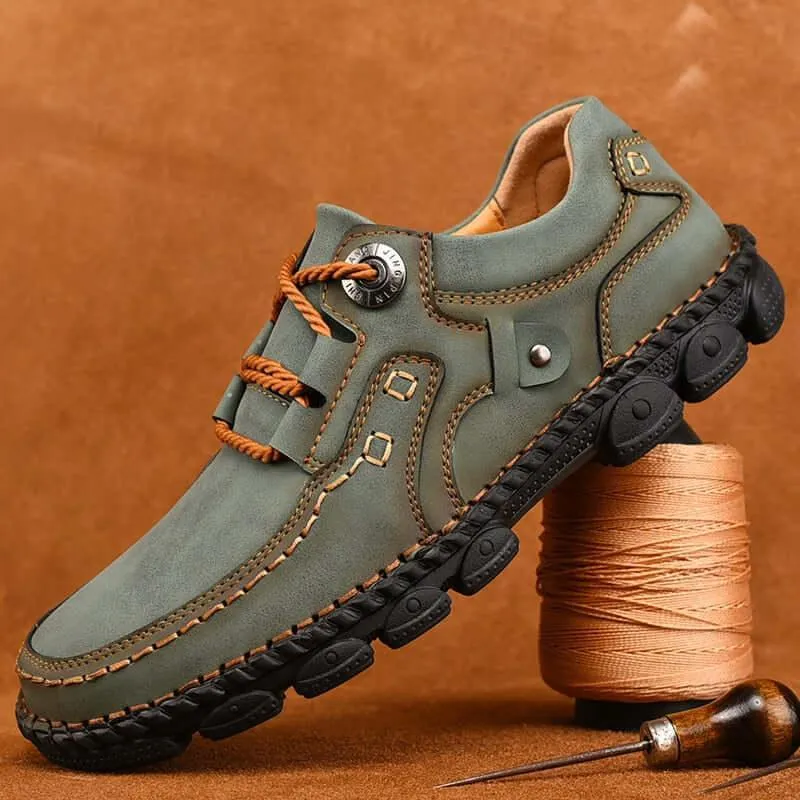 Hawk - Rugged Lace-Up Leather Shoes