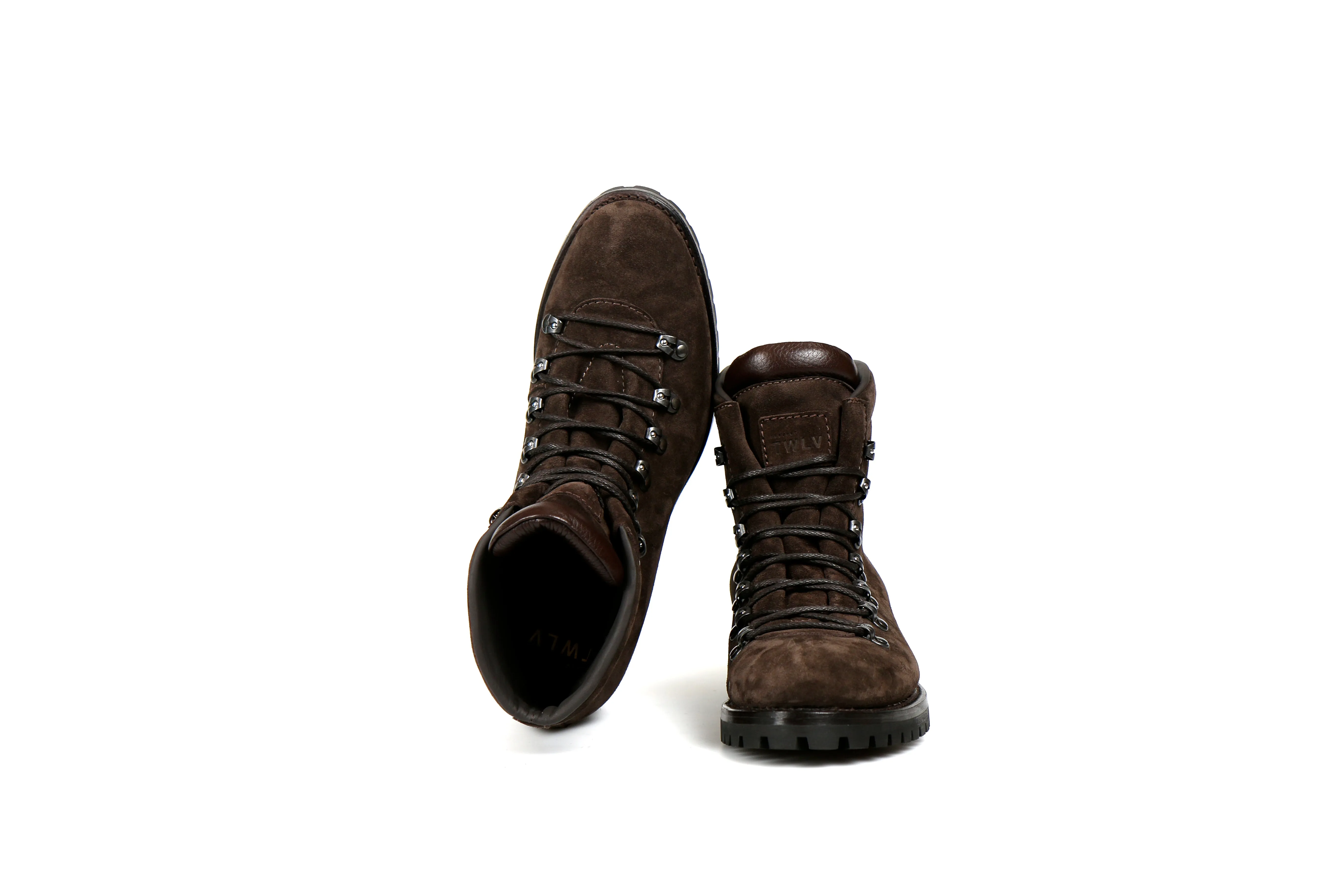 Kings Coffee Suede Leather Hiking Boots