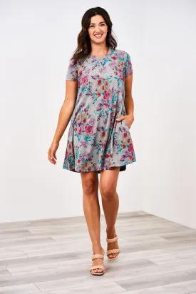 Latched Mama Short Sleeve Swing Nursing Dress