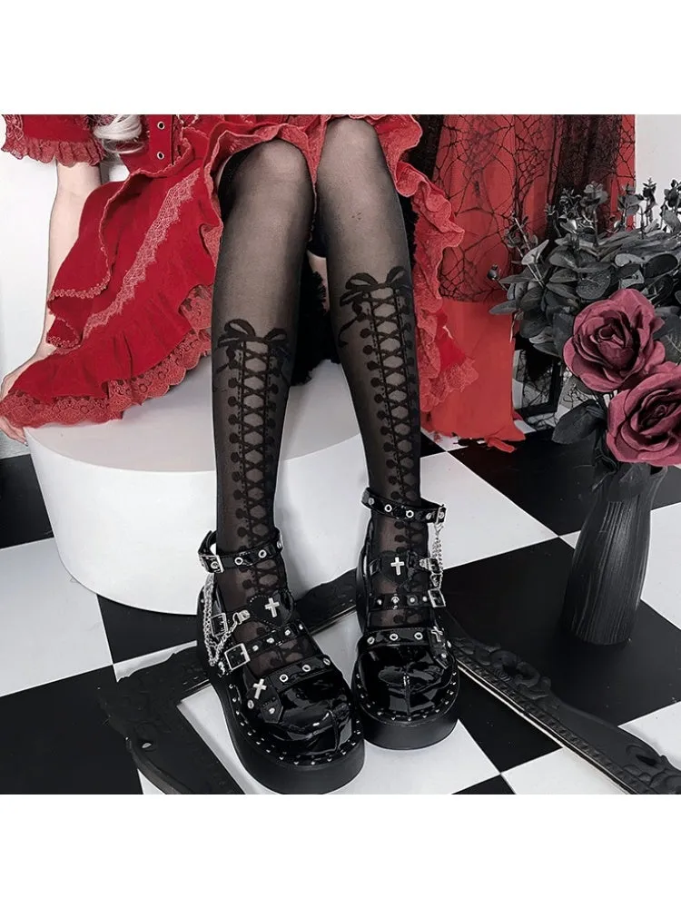 Lolita Punk Style  y2k Subculture  Platform Shoes【s0000001908】