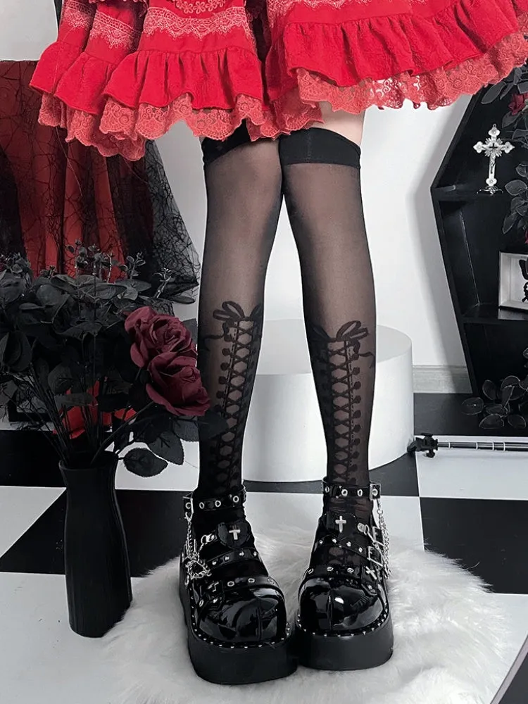 Lolita Punk Style  y2k Subculture  Platform Shoes【s0000001908】