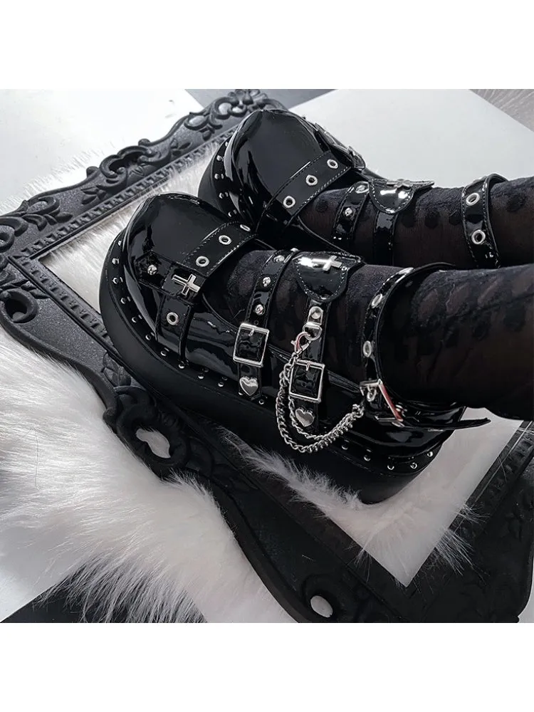 Lolita Punk Style  y2k Subculture  Platform Shoes【s0000001908】