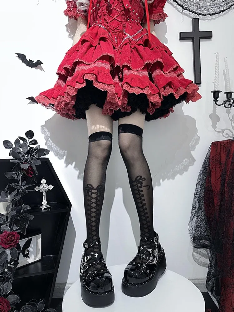 Lolita Punk Style  y2k Subculture  Platform Shoes【s0000001908】