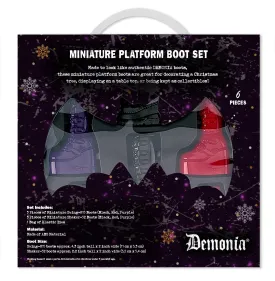 Miniature Boots Ornament Set