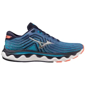 Mizuno Men's Wave Horizon 6 in Surf the Web-Silver