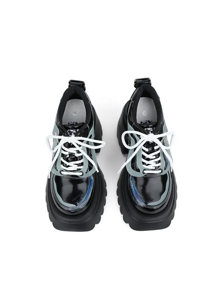 Niche Punk Style Lace Up Platform Shoes【s0000005172】