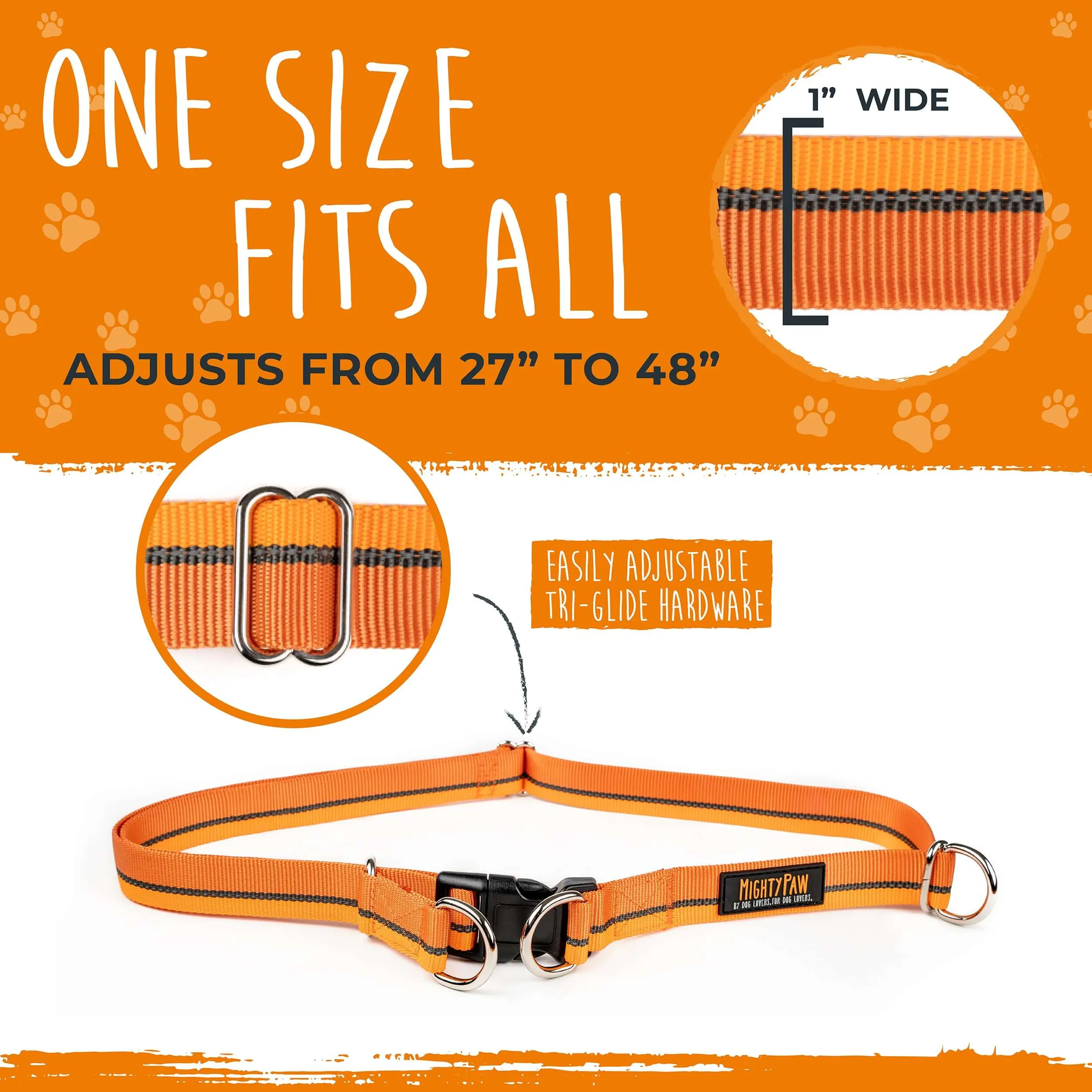 Premium Hands-Free Dog Walking Belt with Bungee Leash - Ergonomic Design