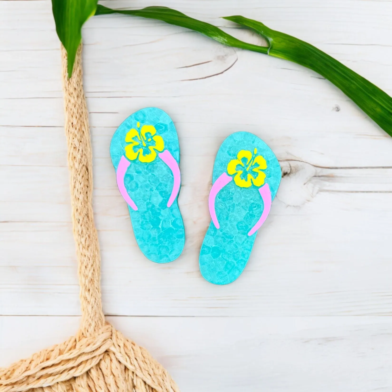 Summer Flip Flop Freshie Vent Clips - SUMMER LINE