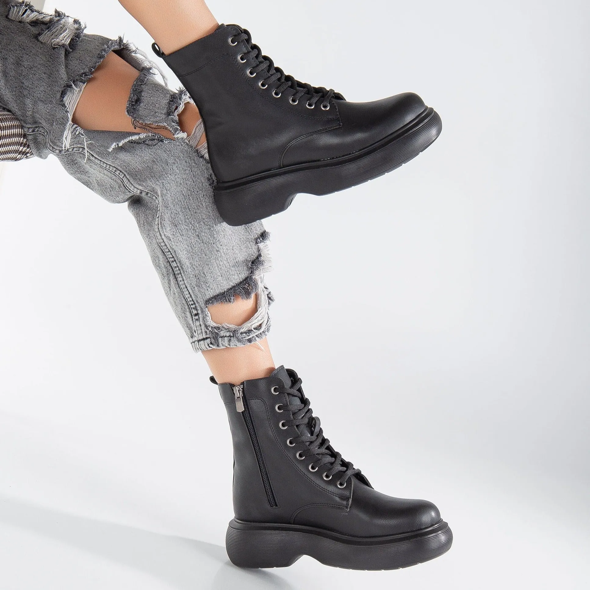 Sylvie - Combat Boots