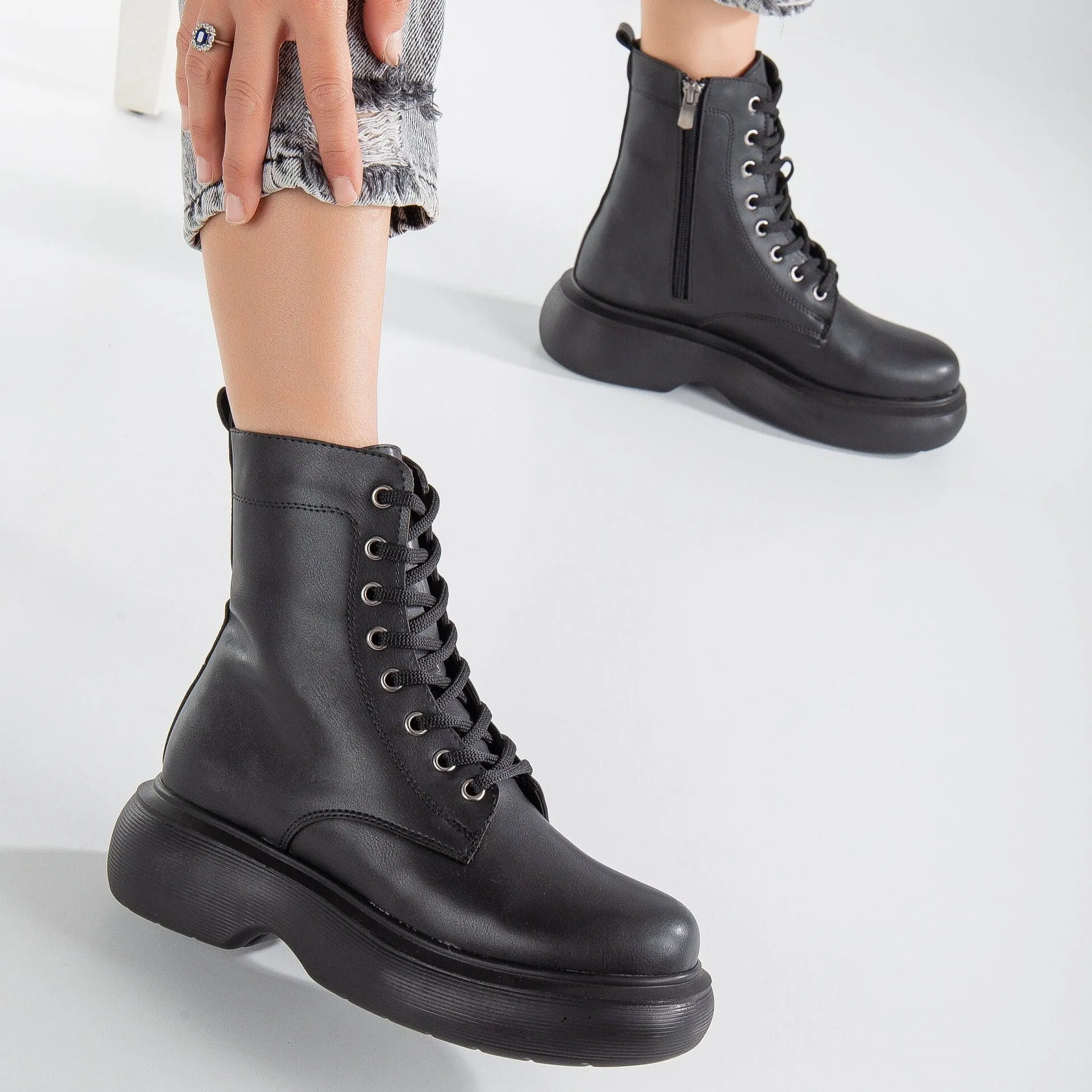 Sylvie - Combat Boots