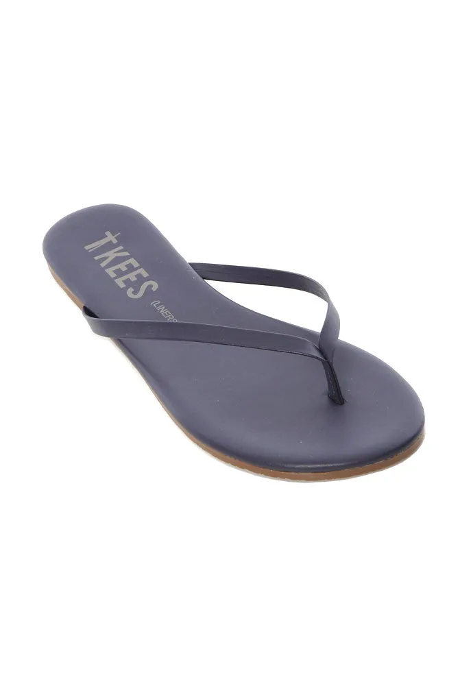 Tkees Liner Leather Sandal in Twilight