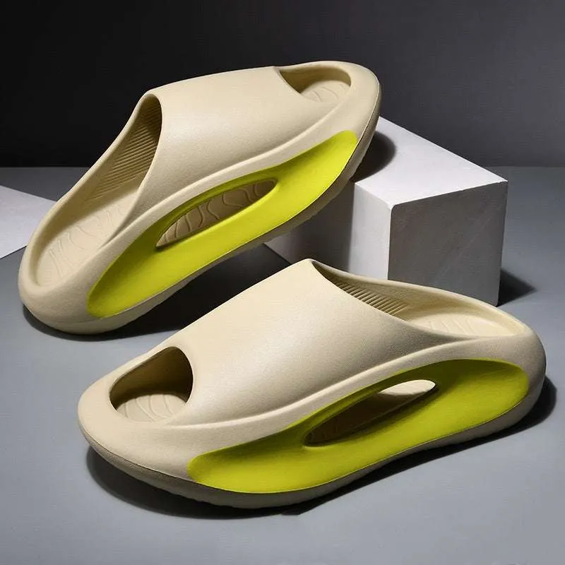 Toe Wedge Slippers Ins Summer Unisex Sports Beach confortable wear Peep Toe  Hollow Sports Beach