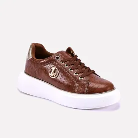 Urban Vibe Brown Platform Sneakers 0440699