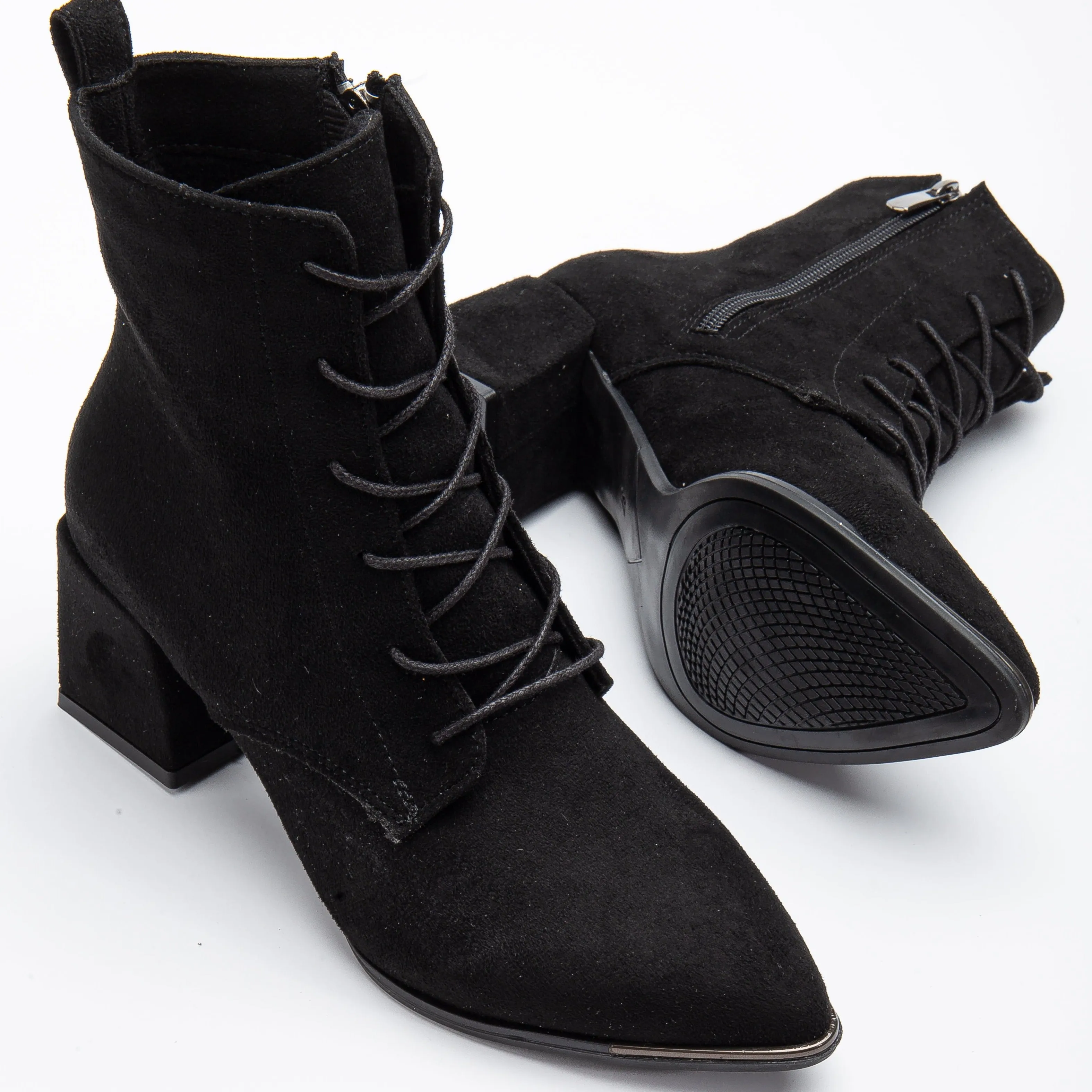 Ursula - Black Suede Boots