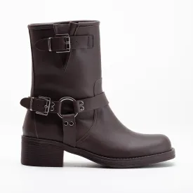 Winona - Brown Rider Boots