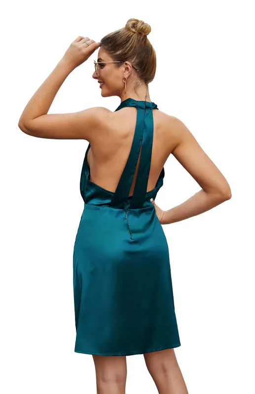 Women's Spring Dress Women's Sexy Backless Dress